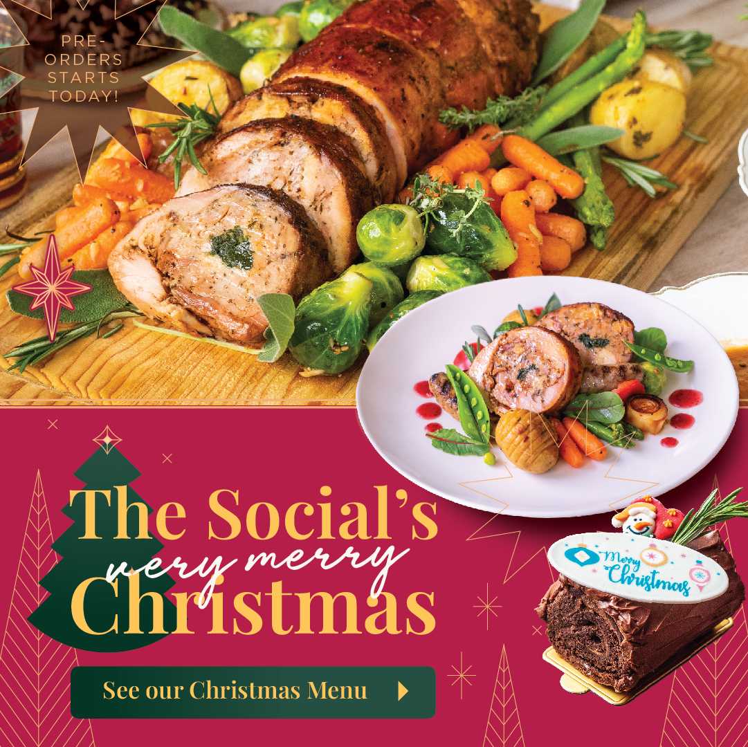 featured image thumbnail The Social's Very Merry Christmas Menu